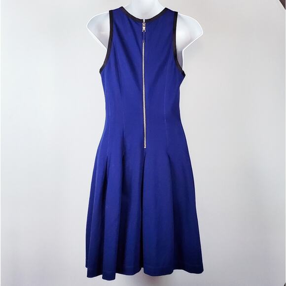BANANA REPUBLIC Women's Blue A-Line Mini Dress Size 6 - Picture 4 of 9